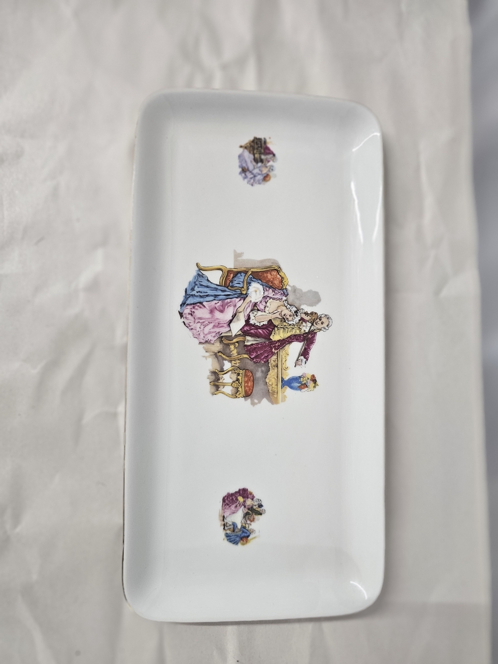 Vintage Bareuther Waldsassen Bavaria Germany Porcelain Tray